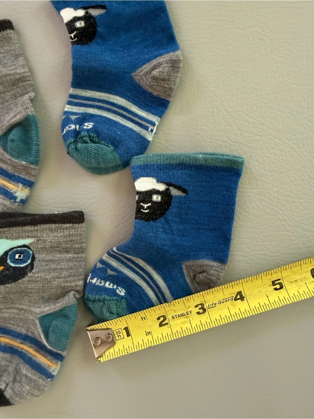 Smartwool Baby Animal Wool Socks 3 Pairs - size 12M -2T 24M - Runs snug - NEW